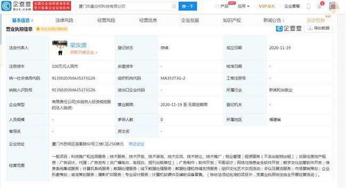 字節(jié)跳動(dòng)旗下新公司落戶廈門 注冊(cè)資本100萬元 聚焦計(jì)算機(jī)與軟硬件零售